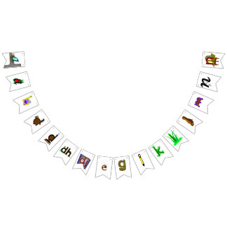 Alphabet(Yolŋu Matha -Djambarrpuyŋu)A-Ṉ (part 1/2) Bunting