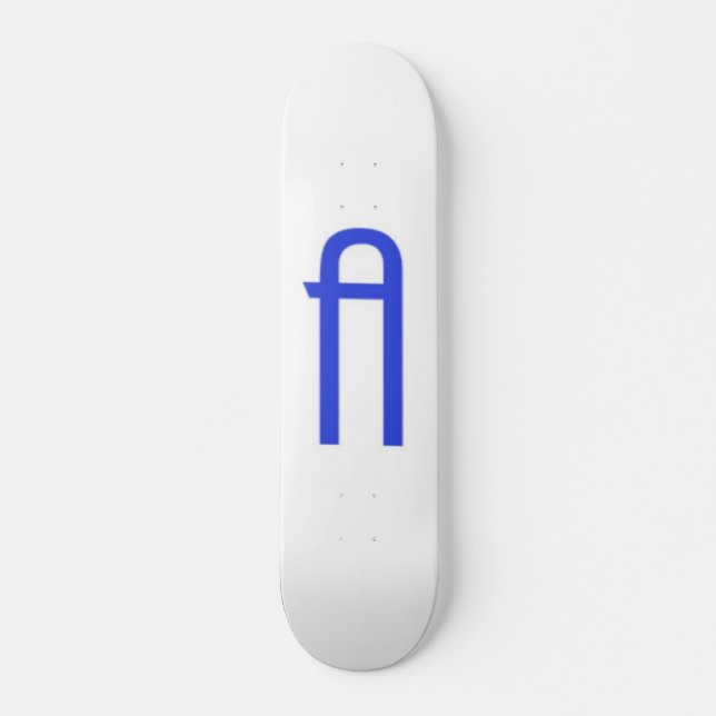 alphabetical A Skateboard (Front)