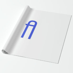 alphabetical A Wrapping Paper