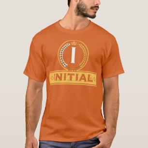 Alphabetical Art by Viralfont Letter I T-Shirt