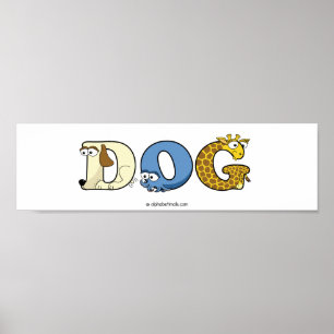 Alphabetimals Personalised Poster