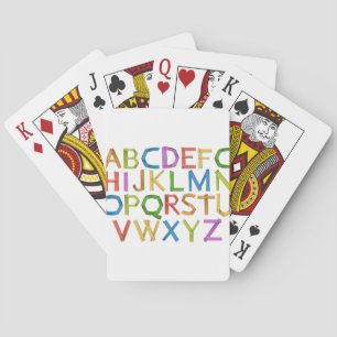 Alphabets Playing Cards