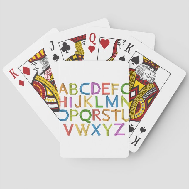 Alphabets Playing Cards (Back)