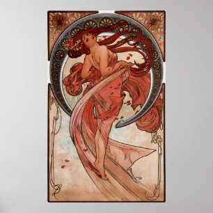 Alphons Mucha Dancing Lady Poster