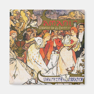 Alphonse (Alfons) Mucha:   Amants Magnet