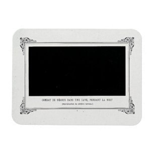 Alphonse Allais, April Fools, Black, Abstract Art Magnet