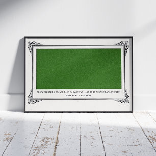 Alphonse Allais, April Fools, Green, Abstract Art Poster