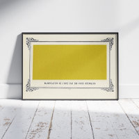 Alphonse Allais, April Fools, Yellow, Abstract Art