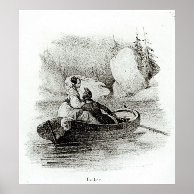 Alphonse de Lamartine  and Elvire Poster (Front)