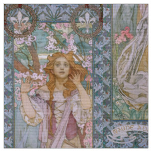 Alphonse Maria Mucha - Art Nouveau DIY Fabric