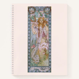 Alphonse Maria Mucha – Jeanne d'Arc Jugendstil Art Notebook
