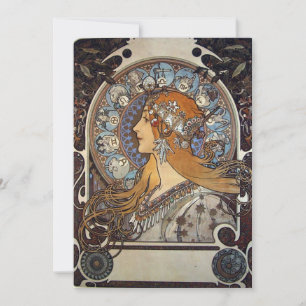 Alphonse Maria Mucha - Zodiac Invitation