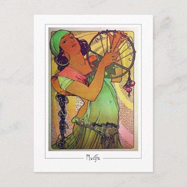 Alphonse Mucha #108 - Fine Art Postcard (Front)