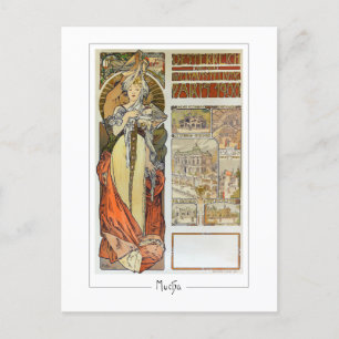 Alphonse Mucha #128 - Fine Art Postcard