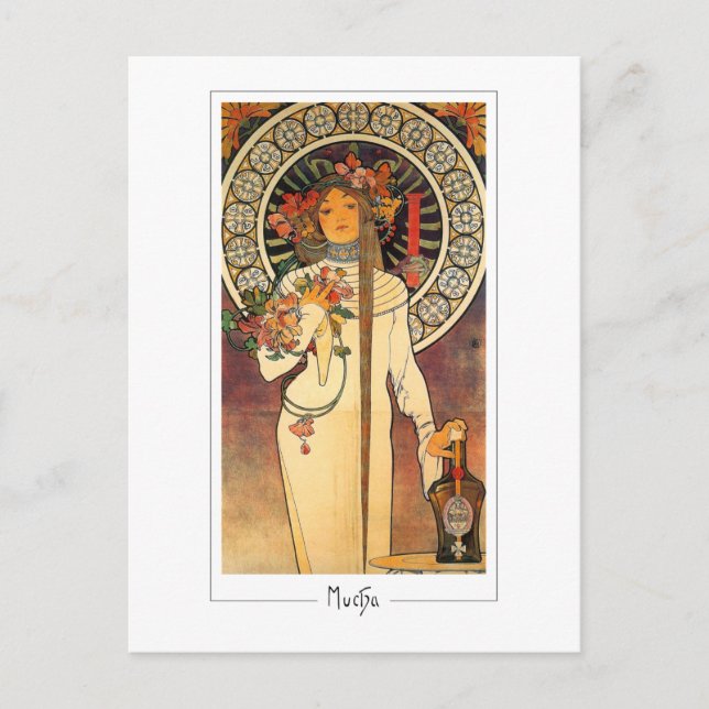 Alphonse Mucha #134 - Fine Art Postcard (Front)