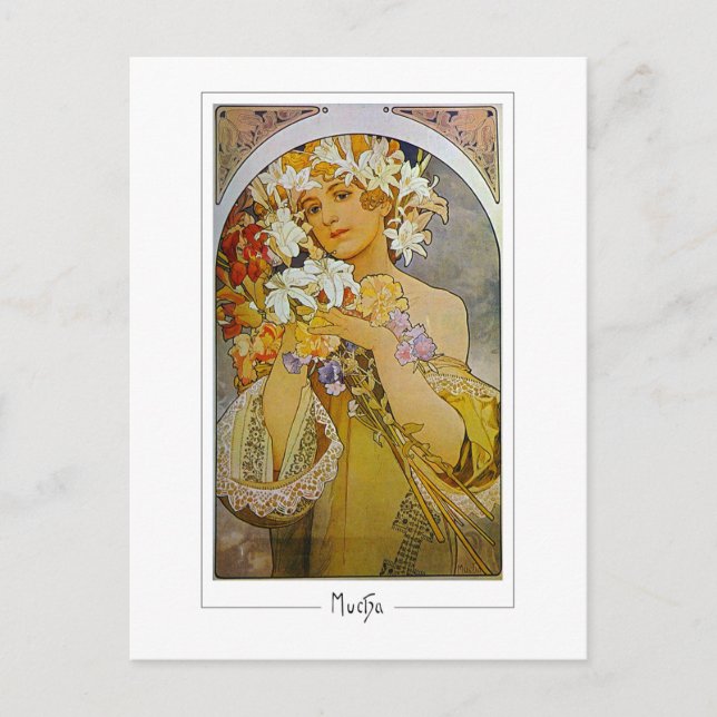 Alphonse Mucha #142 - Fine Art Postcard (Front)
