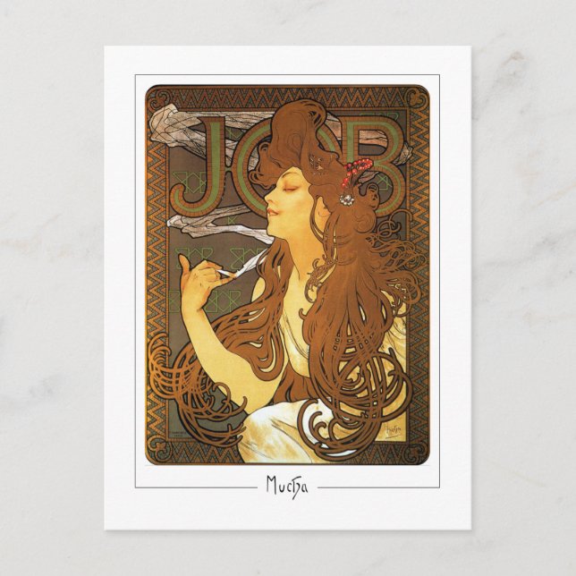 Alphonse Mucha #170 - Fine Art Postcard (Front)