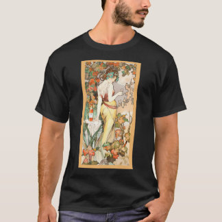 Alphonse Mucha (1860  1939) Artwork T-Shirt