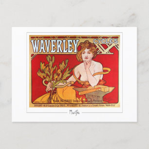 Alphonse Mucha #186 - Fine Art Postcard