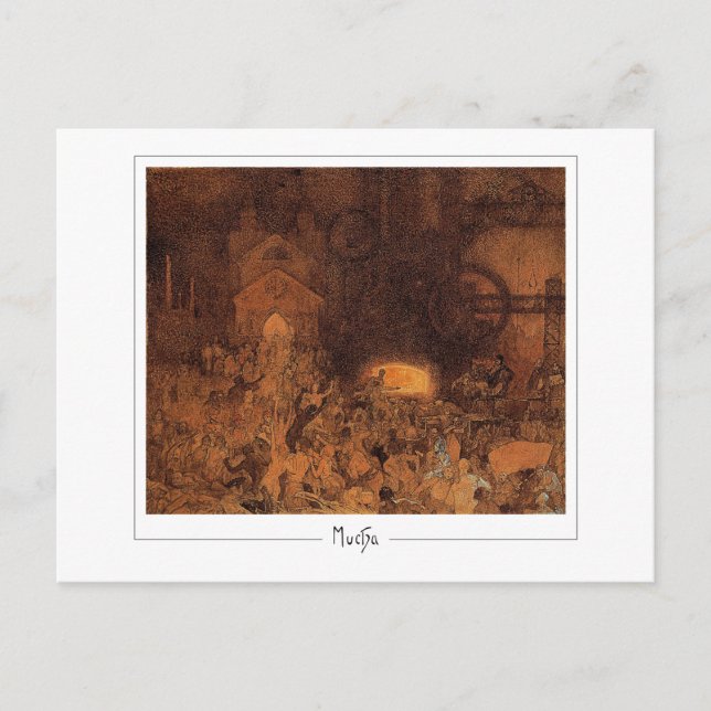 Alphonse Mucha #291 - Fine Art Postcard (Front)