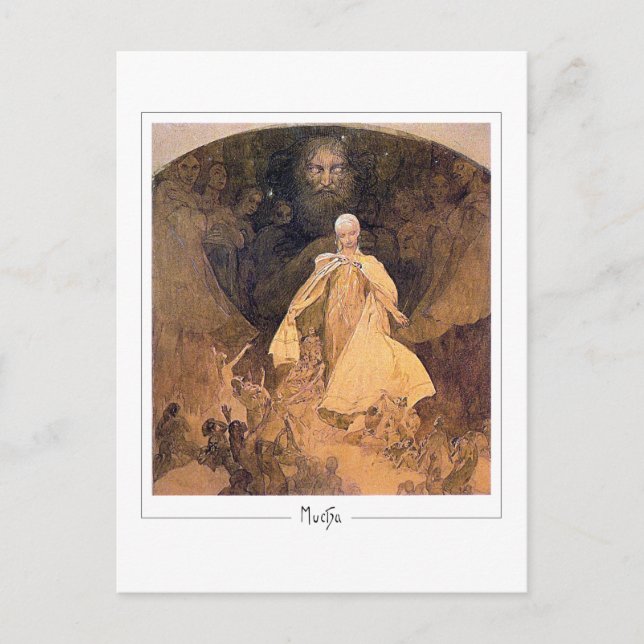 Alphonse Mucha #328 - Fine Art Postcard (Front)