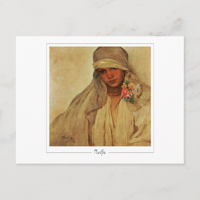 Alphonse Mucha #343 - Fine Art Postcard (Front)
