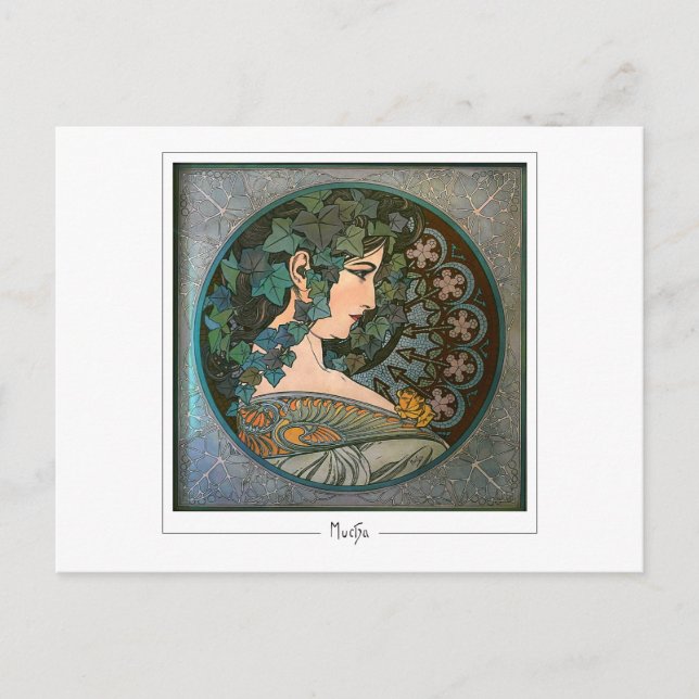 Alphonse Mucha #370 - Fine Art Postcard (Front)