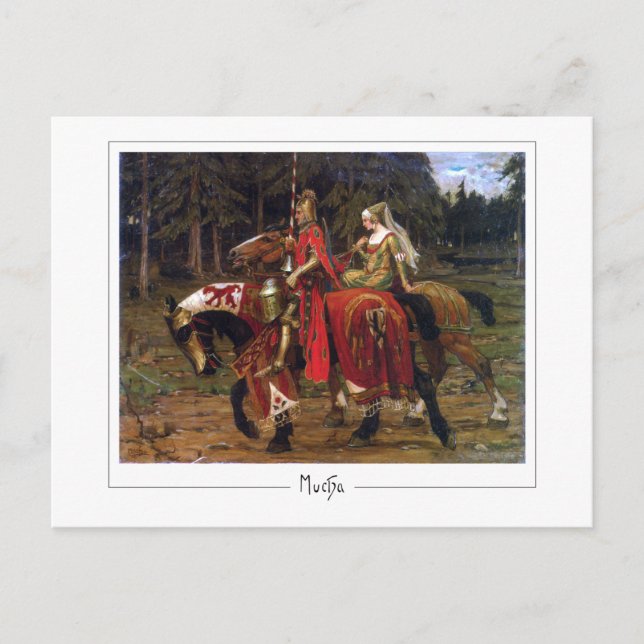 Alphonse Mucha #397 - Fine Art Postcard (Front)