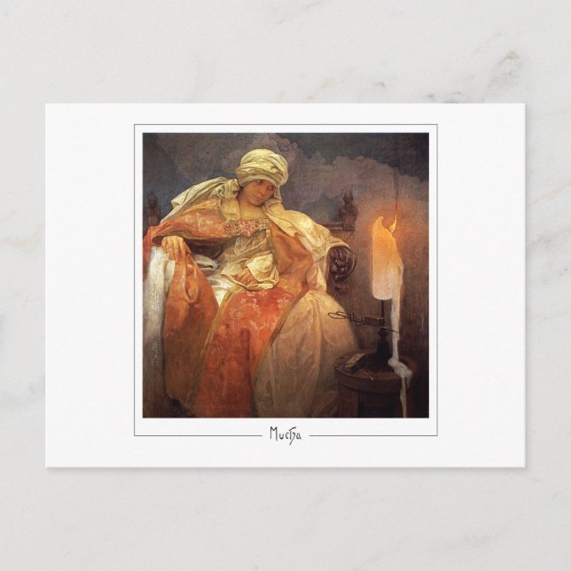 Alphonse Mucha #60 - Fine Art Postcard (Front)