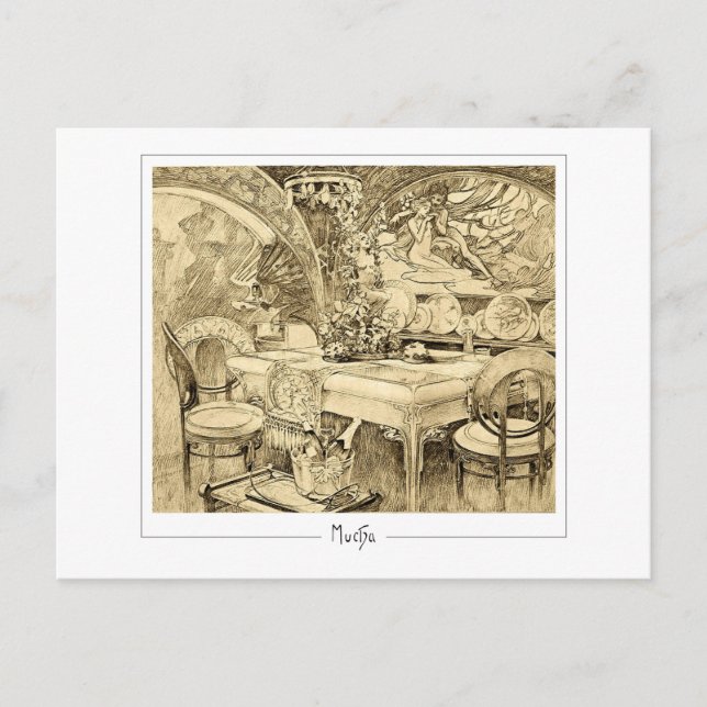 Alphonse Mucha #6 - Fine Art Postcard (Front)