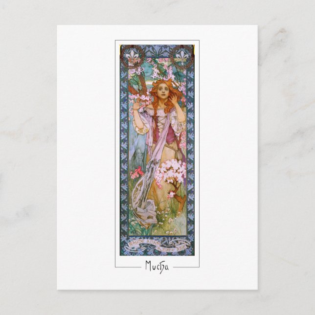 Alphonse Mucha #96 - Fine Art Postcard (Front)