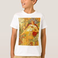 Alphonse Mucha Art Nouveau Autumn