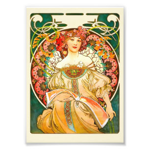Alphonse Mucha Art Nouveau Daydream Photo Print