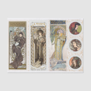 Alphonse Mucha Art Nouveau For Artists Tissue Paper