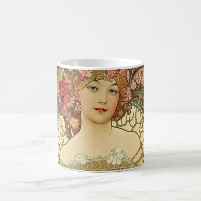 Alphonse Mucha – Art Nouveau Master Coffee Mug (Center)