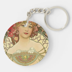 Alphonse Mucha – Art Nouveau Master Key Ring