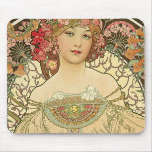 Alphonse Mucha – Art Nouveau Master Mouse Mat