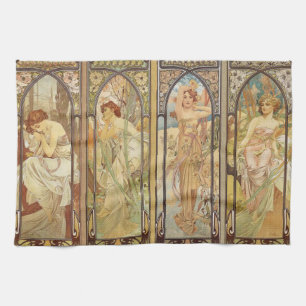 Alphonse Mucha – Art Nouveau Master Tea Towel