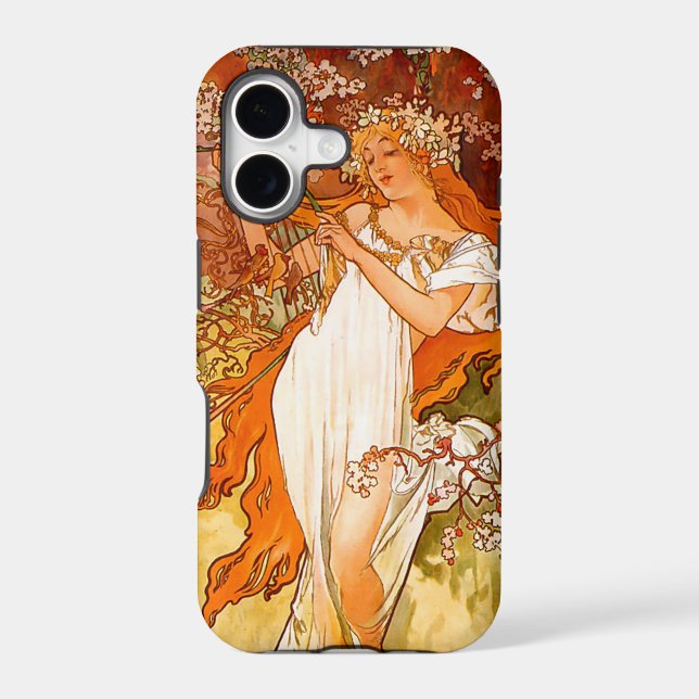 Alphonse Mucha Art Nouveau Spring (Back)