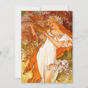Alphonse Mucha Art Nouveau Spring Announcement
