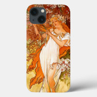 Alphonse Mucha Art Nouveau Spring