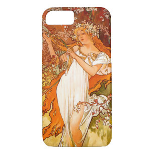 Alphonse Mucha Art Nouveau Spring iPhone 8/7 Case