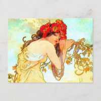 Alphonse Mucha Art Nouveau Summer