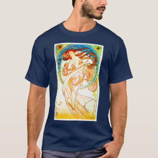 Alphonse Mucha Art Nouveau T-Shirt