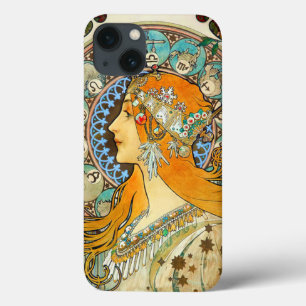 Alphonse Mucha Art Nouveau Zodiac iPhone 13 Case