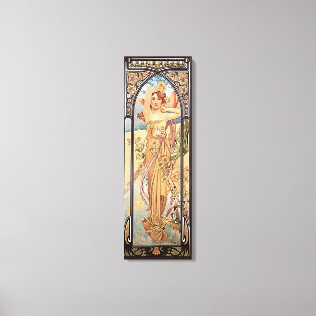Alphonse Mucha, Brightness of Day Canvas Print (Front)