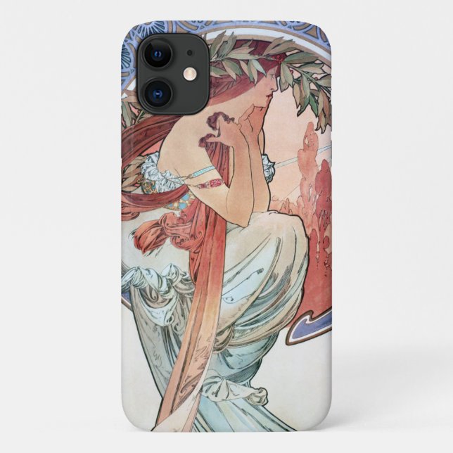 Alphonse Mucha Case-Mate iPhone Case (Back)