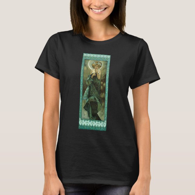 Alphonse Mucha Clair De Lune T-shirt (Front)