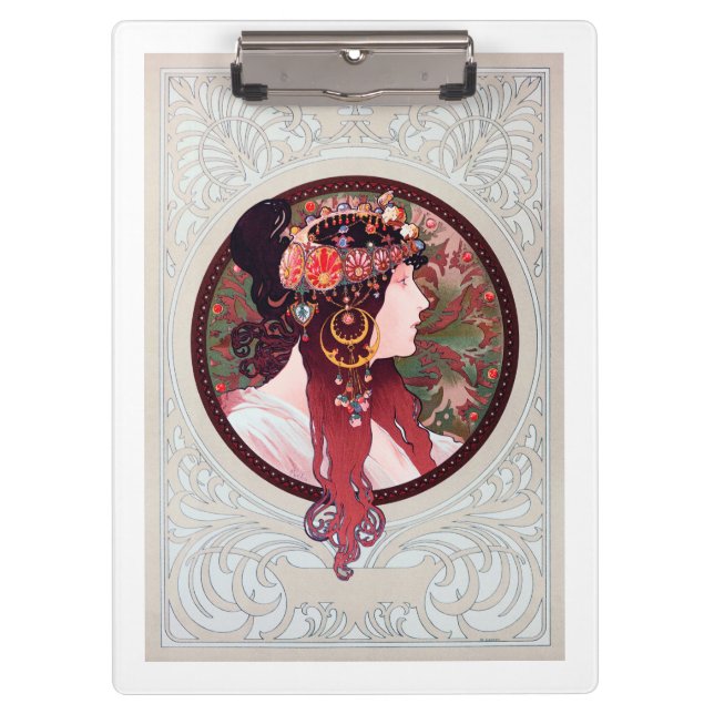 Alphonse Mucha Clipboard (Front)