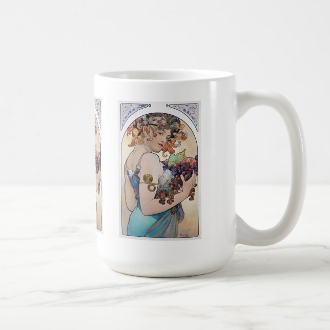 Alphonse Mucha Coffee Mug (Right)